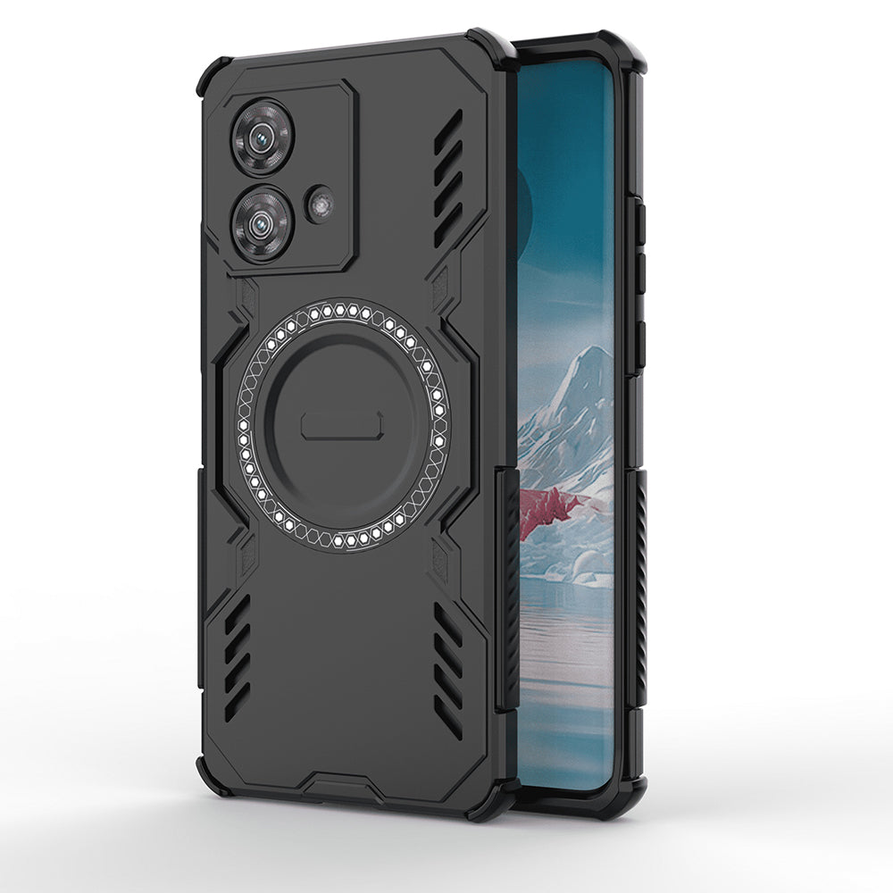 MagSafe-fodral för Motorola Edge 40 Neo, Techsuit, ArmorMag, Svart