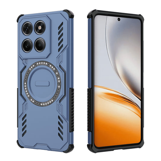 MagSafe Case for Motorola Edge 60 Fusion / Edge 60, Techsuit, ArmorMag, Blue