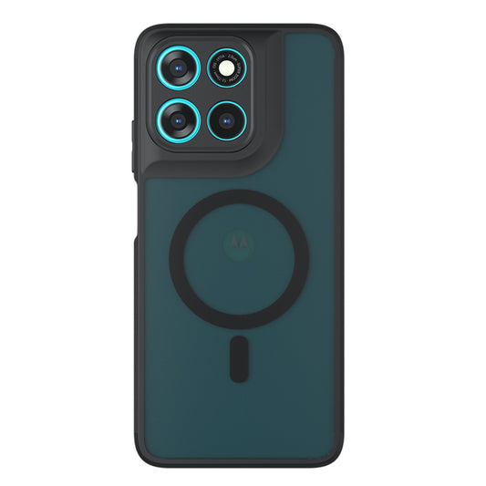 MagSafe-skal för Motorola Moto G77 / G67, Techsuit, PureFrost, Satinsvart