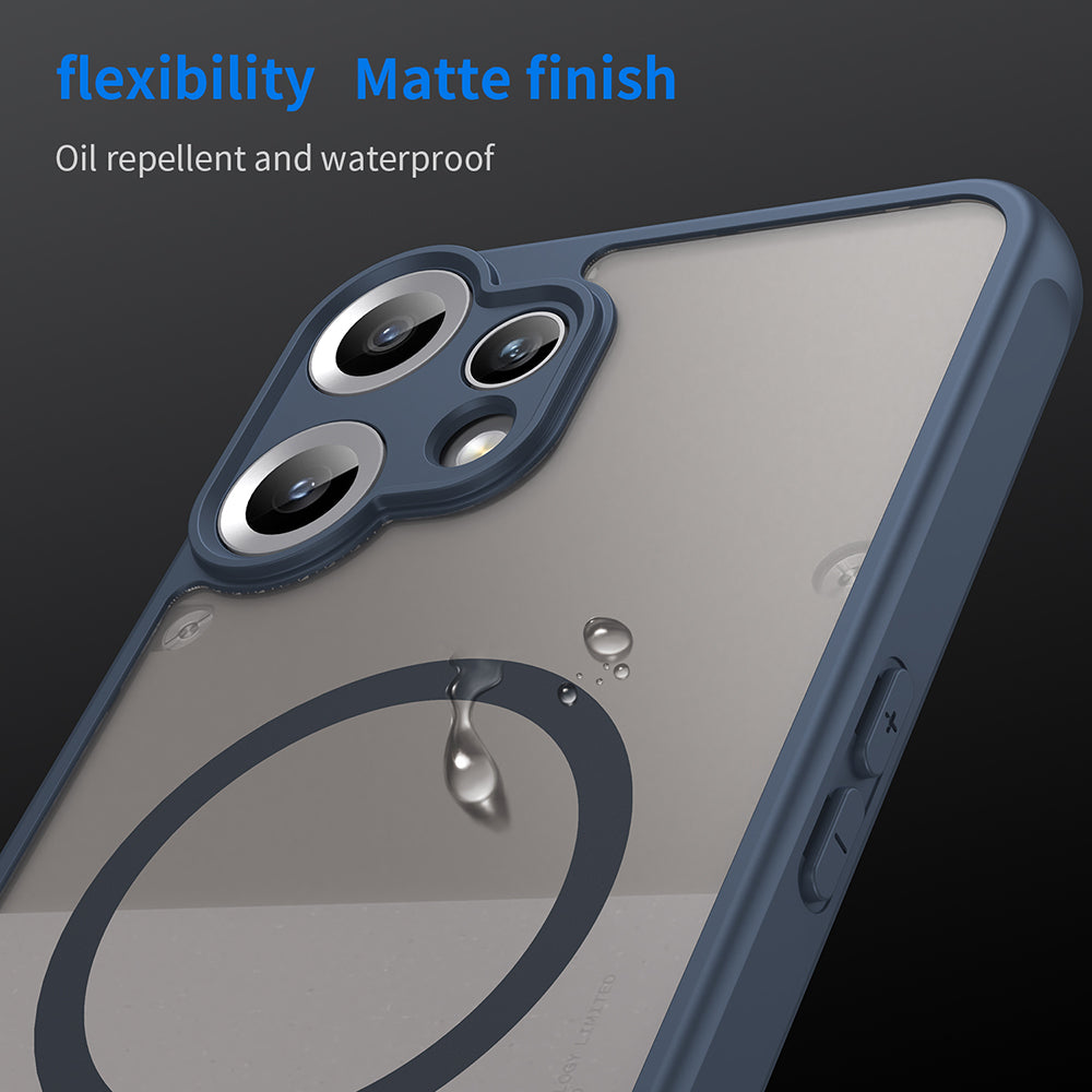 MagSafe-fodral för Nothing CMF Phone 2 Pro, Techsuit, HaloFrost II, Marinblå