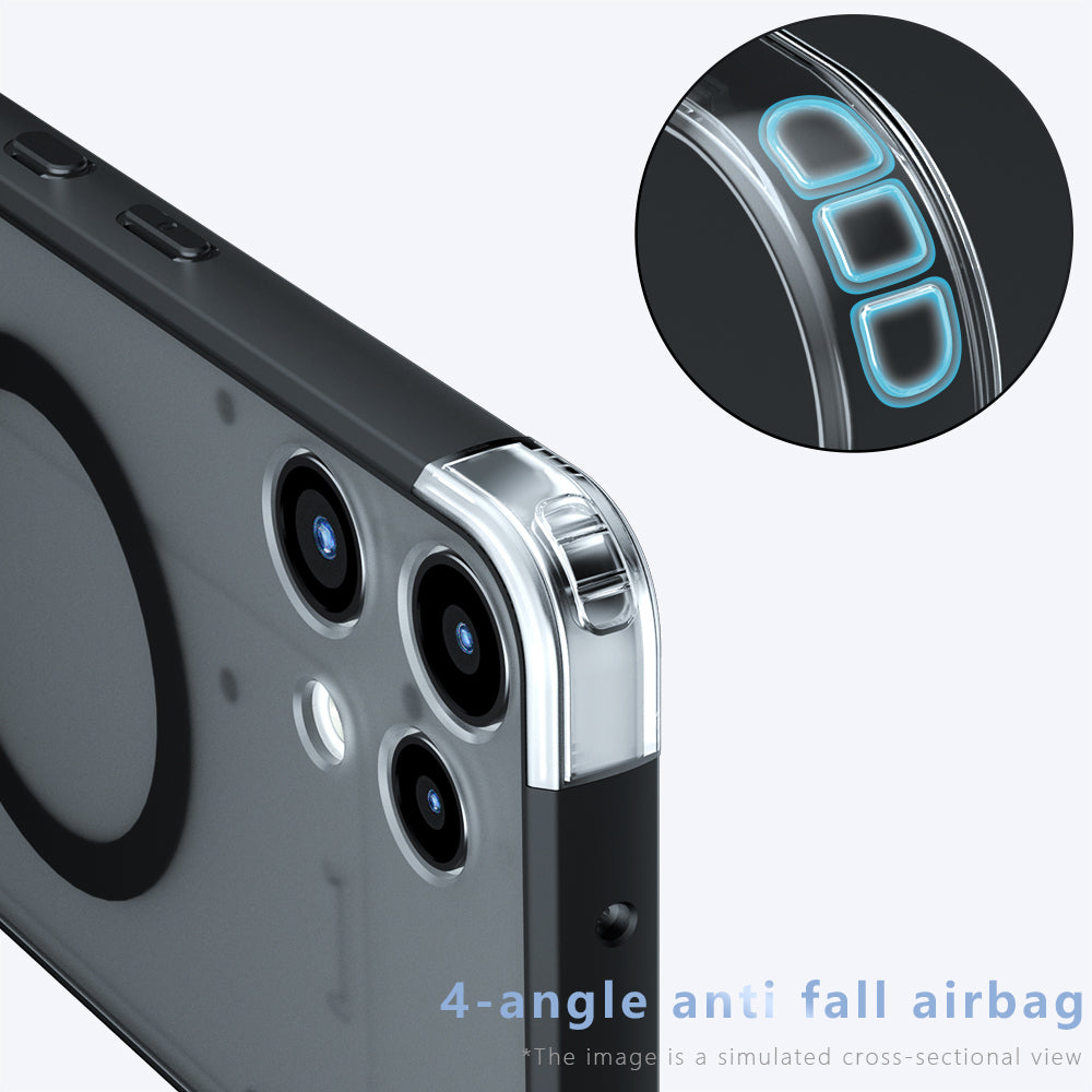 MagSafe-skal för Nothing Phone (3a) Lite, Techsuit, PureFrost, Satinsvart