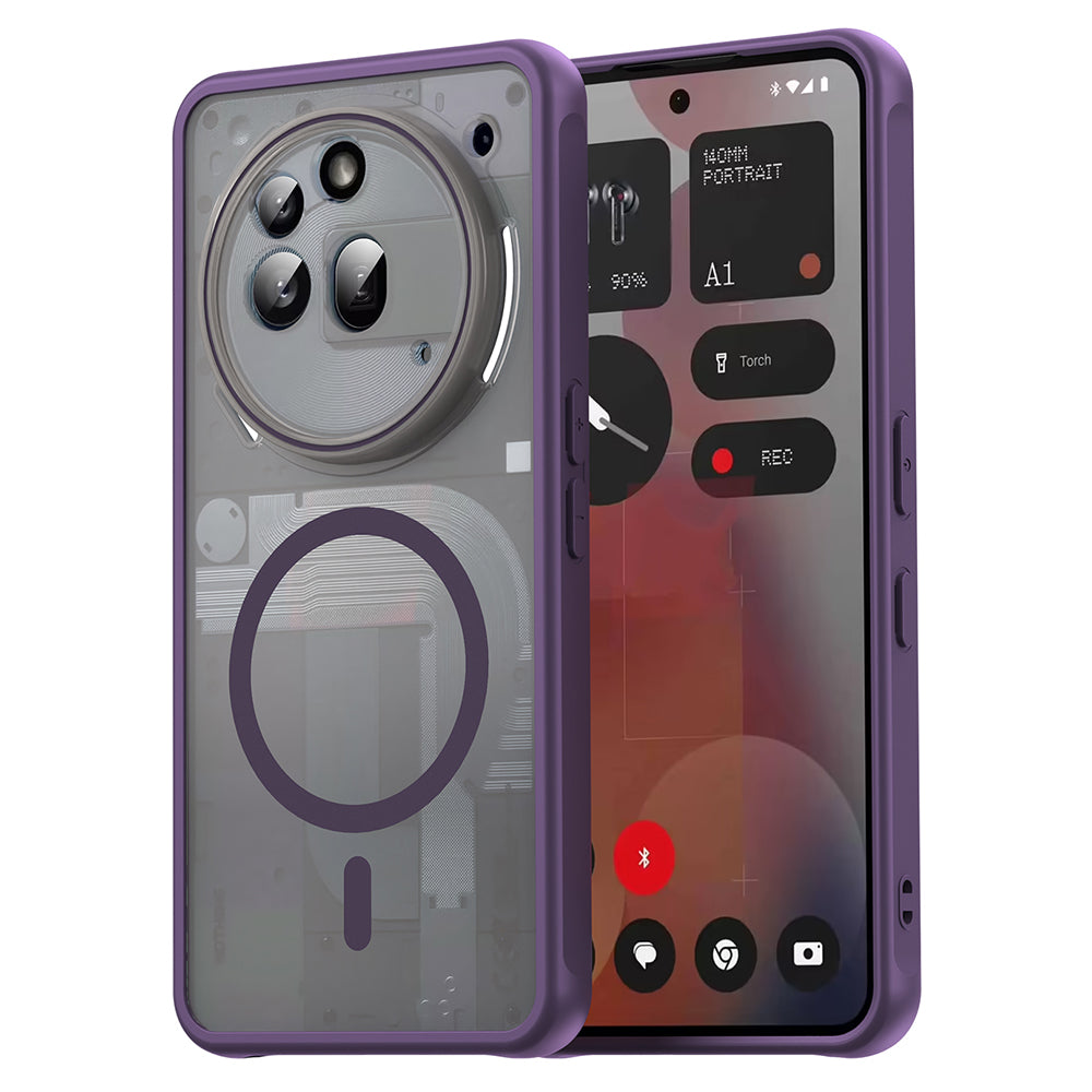 MagSafe-fodral för Nothing Phone (3a) Pro, Techsuit, HaloFrost II, Lila