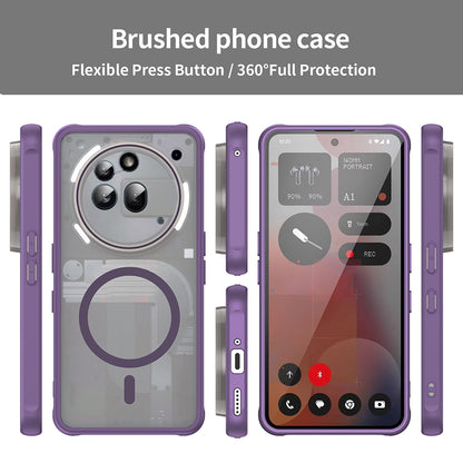 MagSafe-fodral för Nothing Phone (3a) Pro, Techsuit, HaloFrost II, Lila