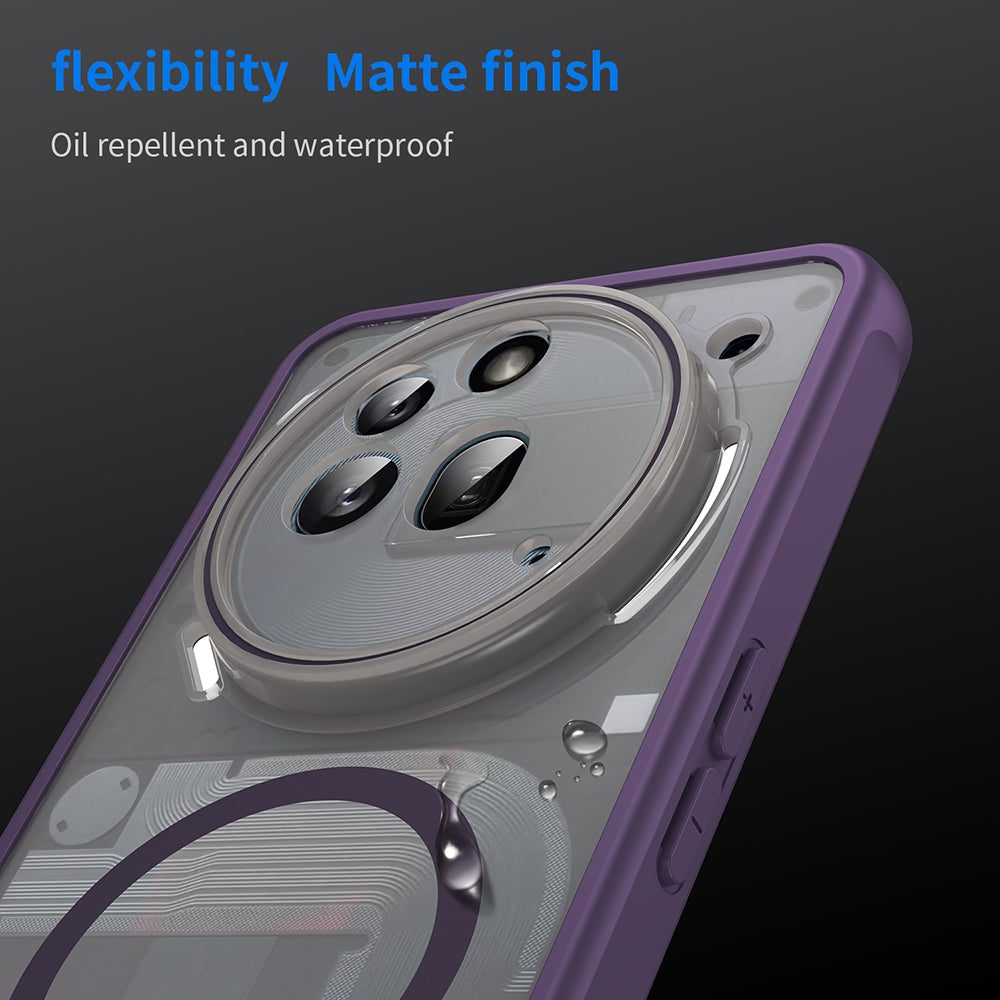 MagSafe-fodral för Nothing Phone (3a) Pro, Techsuit, HaloFrost II, Lila