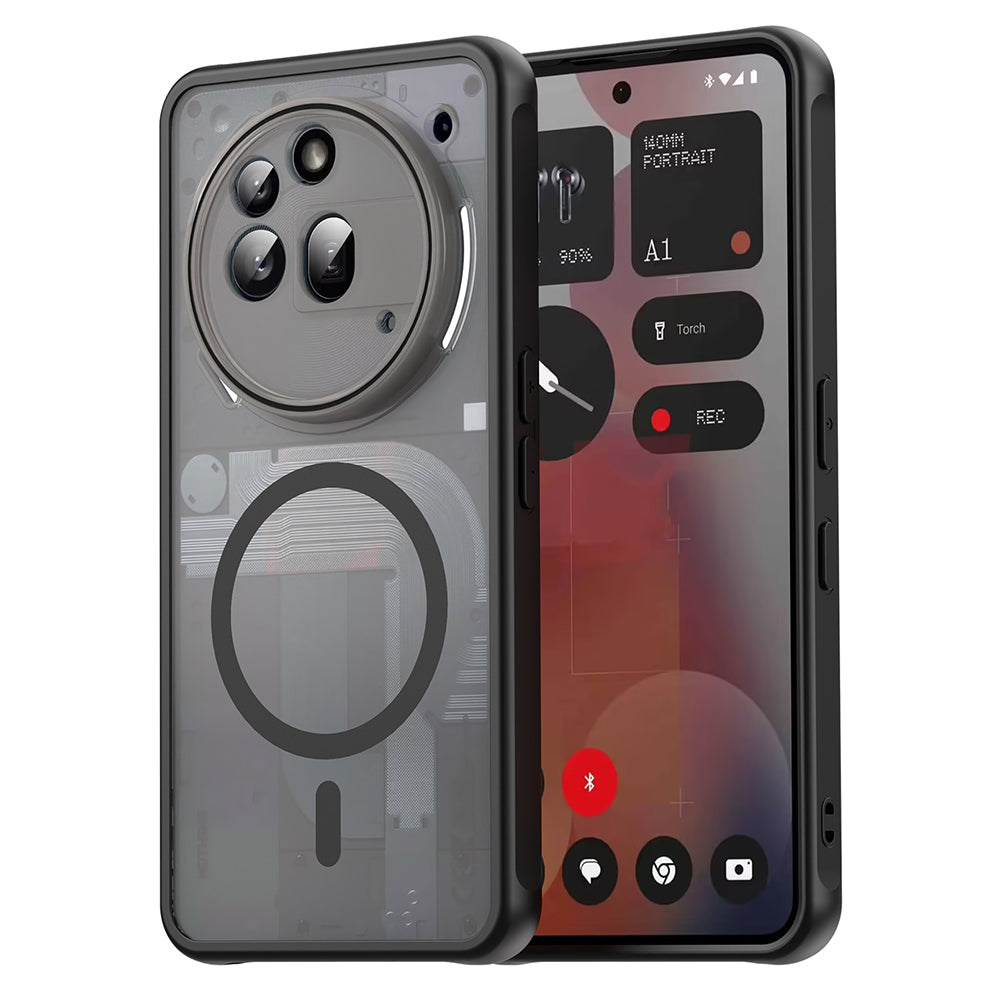MagSafe-fodral för Nothing Phone (3a) Pro, Techsuit, HaloFrost II, Svart