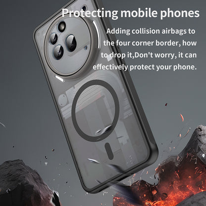 MagSafe-fodral för Nothing Phone (3a) Pro, Techsuit, HaloFrost II, Svart