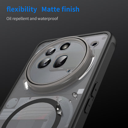 MagSafe-fodral för Nothing Phone (3a) Pro, Techsuit, HaloFrost II, Svart