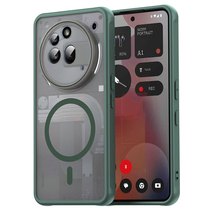 MagSafe Case for Nothing Phone (3a) Pro, Techsuit, HaloFrost II, Green