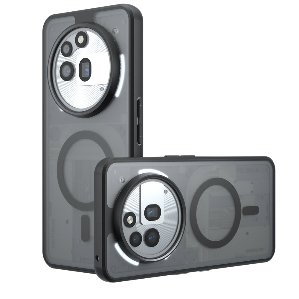 MagSafe-fodral för Nothing Phone (3a) Pro, Techsuit, PureFrost, Svart