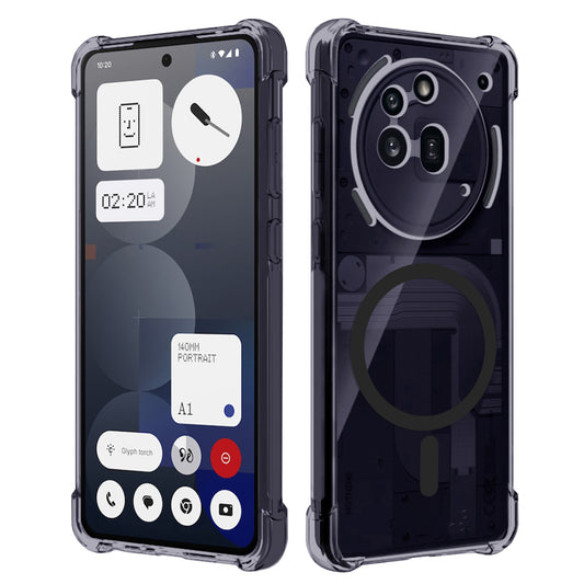 MagSafe-fodral för Nothing Phone (3a) Pro, Techsuit, Stötsäker Klar, Rökfärgad
