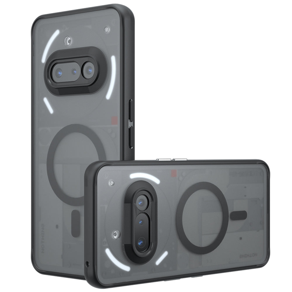 MagSafe-fodral för Nothing Phone (3a), Techsuit, PureFrost, Svart