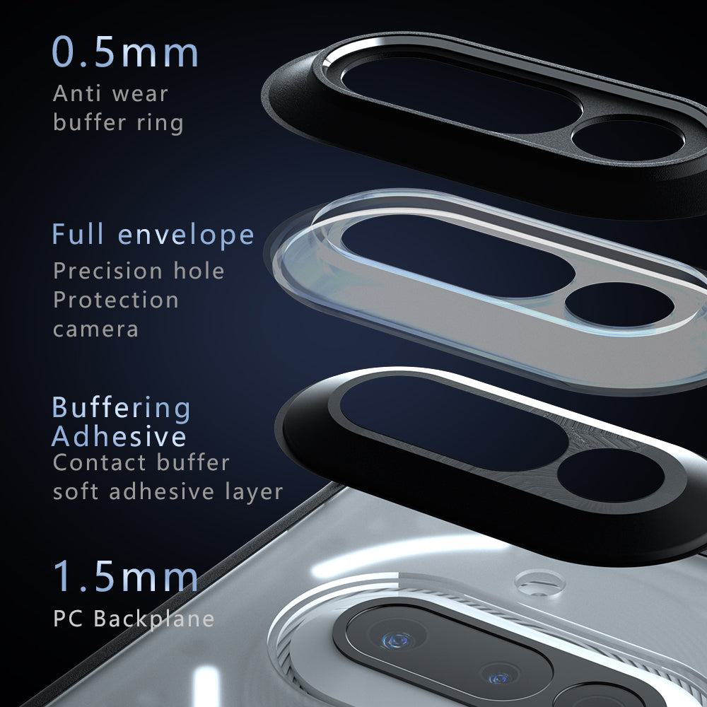 MagSafe-fodral för Nothing Phone (3a), Techsuit, PureFrost, Svart