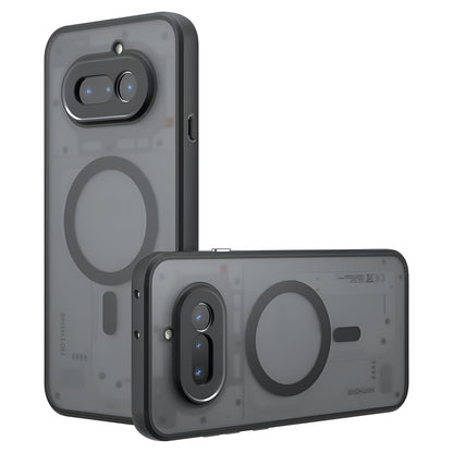 MagSafe-fodral för Nothing Phone (4a), Techsuit, PureFrost, Satin svart
