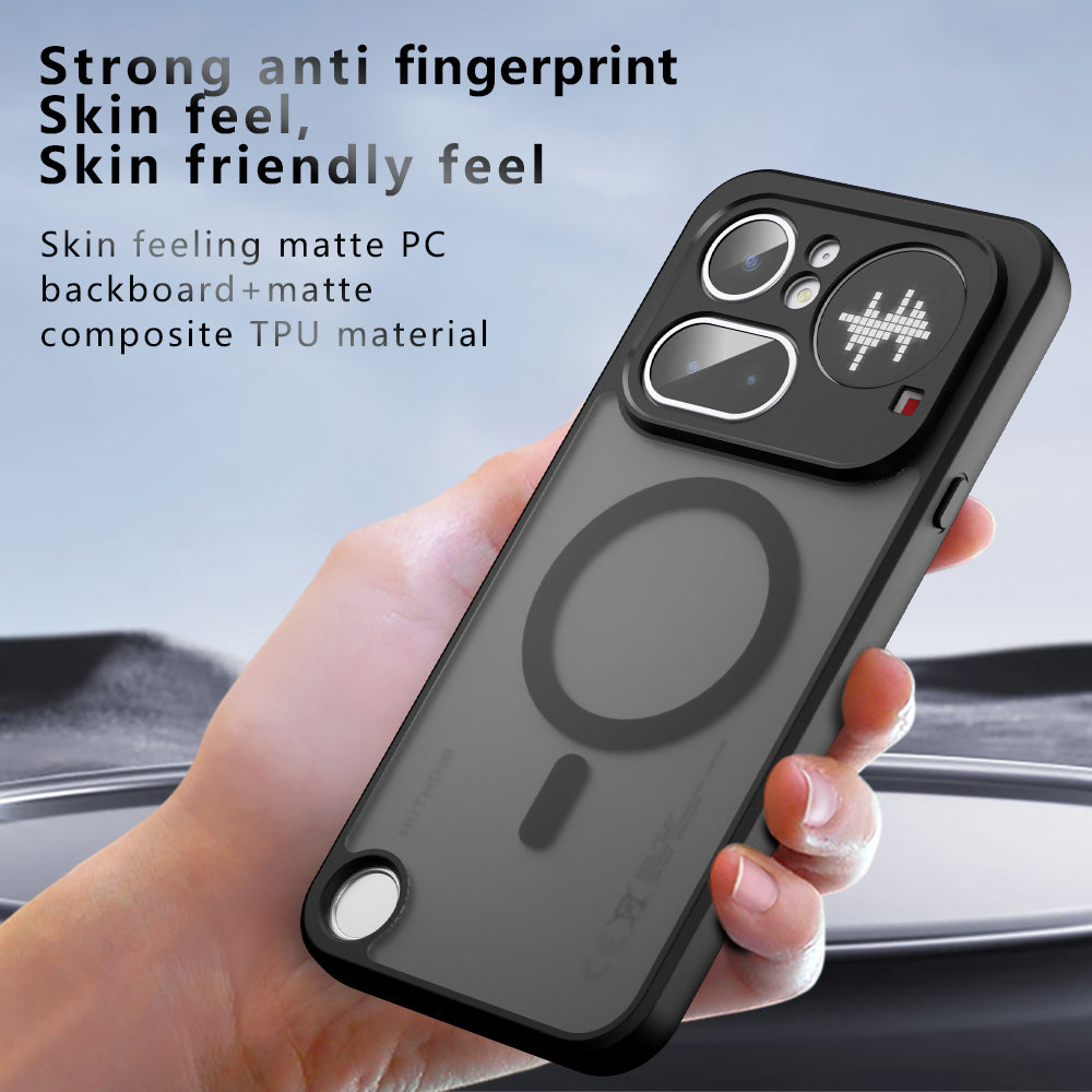 MagSafe-fodral för Nothing Phone (4a), Techsuit, PureFrost, Satin svart