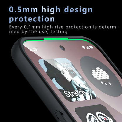 MagSafe-fodral för Nothing Phone (4a), Techsuit, PureFrost, Satin svart