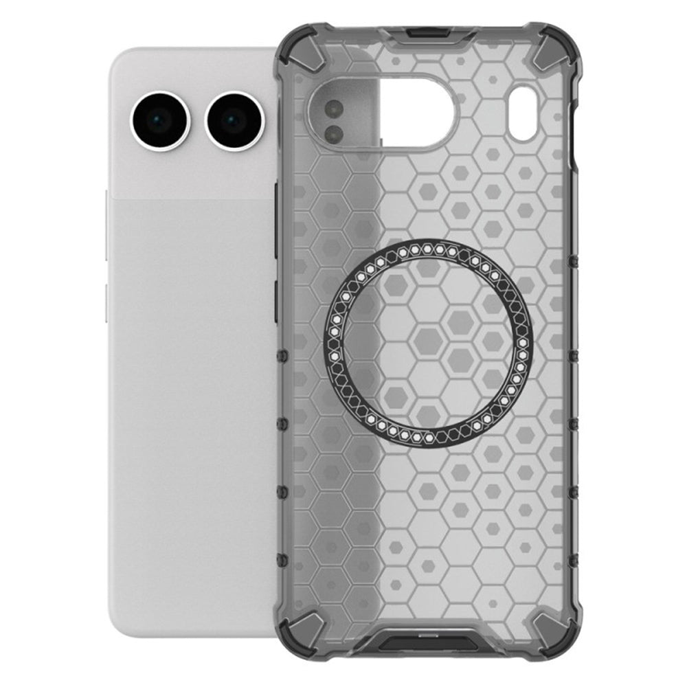 MagSafe Case for OnePlus Nord 4, Techsuit, HoneyComb Shield, Black