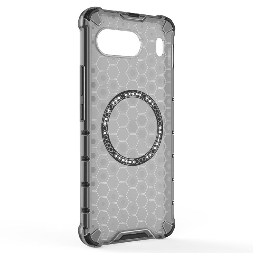 MagSafe Case for OnePlus Nord 4, Techsuit, HoneyComb Shield, Black
