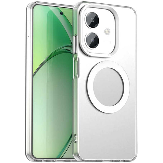 MagSafe-fodral för Oppo A3 4G / A3 5G, Techsuit, CandyCase, Vit
