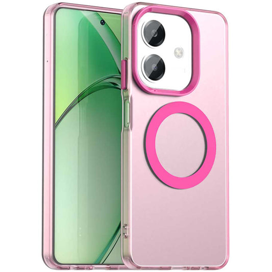 MagSafe-fodral för Oppo A3 4G / A3 5G, Techsuit, CandyCase, Rosa