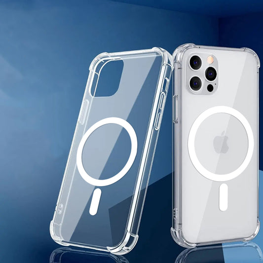 MagSafe-fodral för Oppo A3 4G, Techsuit, stöttåligt, transparent