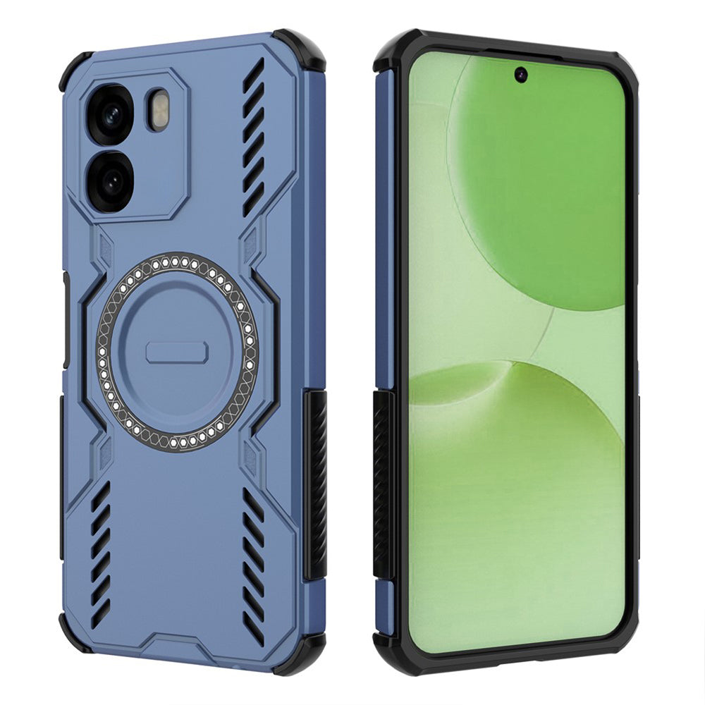 MagSafe-skal för Oppo A6 4G, Techsuit, ArmorMag, Blå