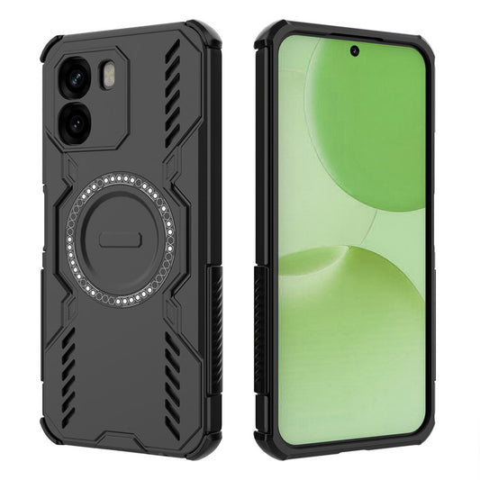 MagSafe-fodral för Oppo A6 4G, Techsuit, ArmorMag, Svart