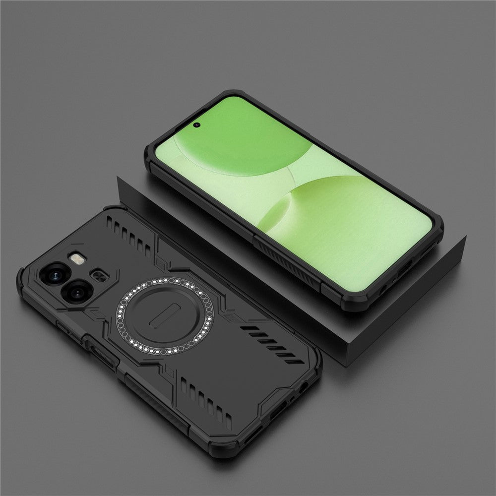 MagSafe Case for Oppo A6 4G, Techsuit, ArmorMag, Black