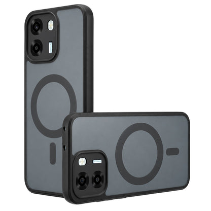 MagSafe-fodral för Oppo A6 4G, Techsuit, PureFrost, Satin svart