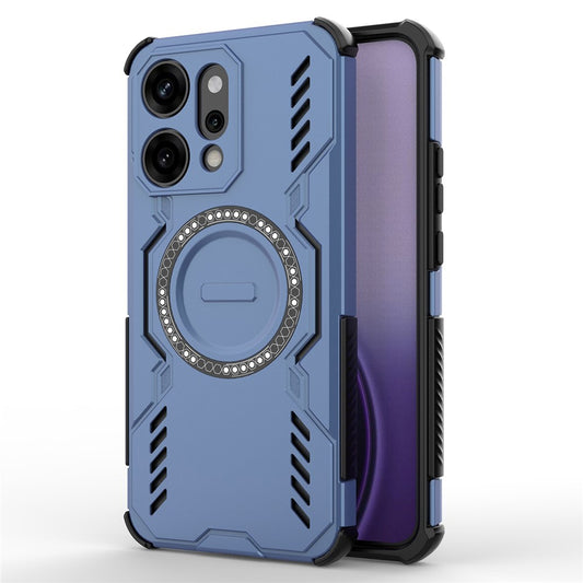 MagSafe-fodral för Oppo Reno14 Pro, Techsuit, ArmorMag, Blå