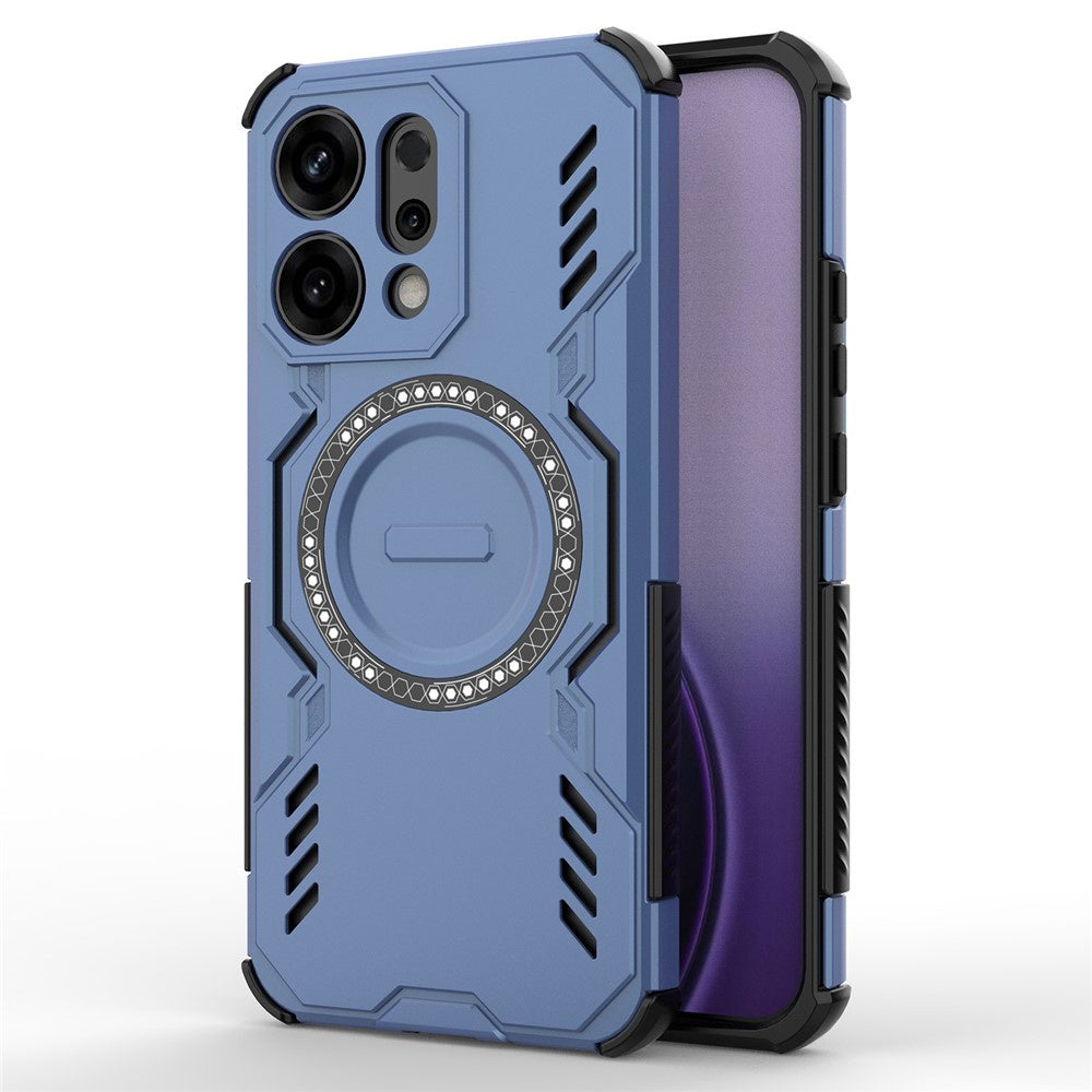 MagSafe-fodral för Oppo Reno14, Techsuit, ArmorMag, Blå