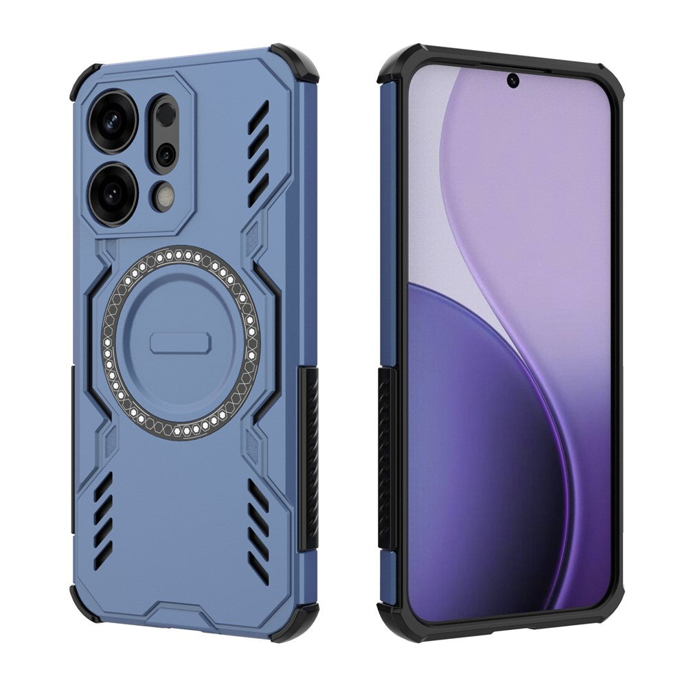 MagSafe-fodral för Oppo Reno14, Techsuit, ArmorMag, Blå
