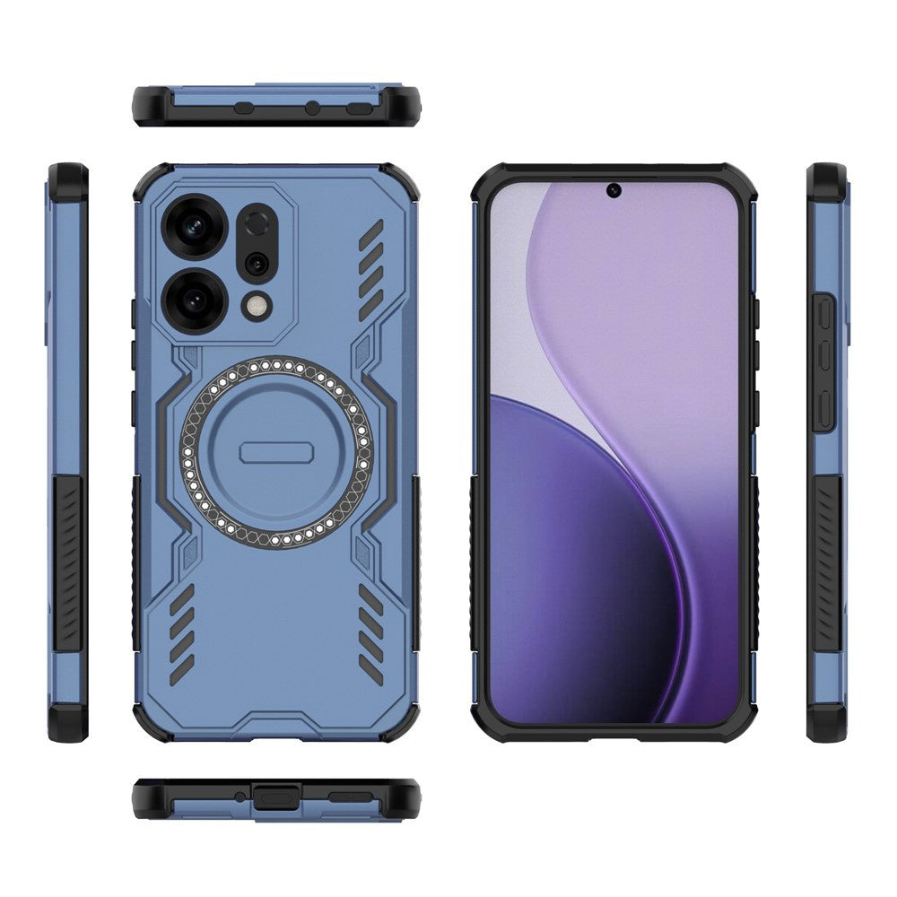 MagSafe-fodral för Oppo Reno14, Techsuit, ArmorMag, Blå