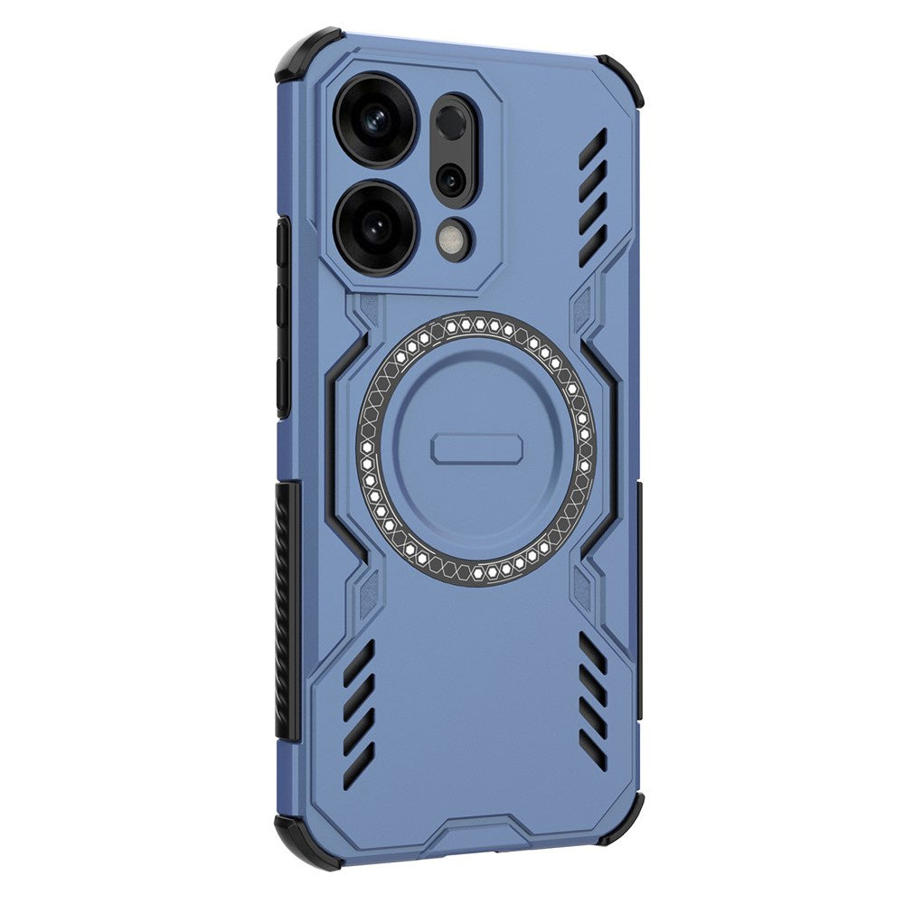 MagSafe-fodral för Oppo Reno14, Techsuit, ArmorMag, Blå