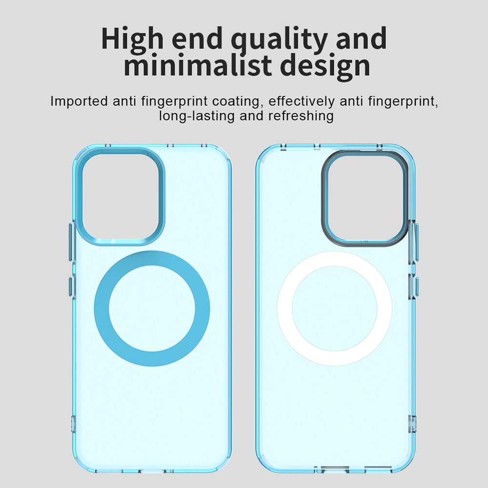 MagSafe-skal för Oppo Reno14, Techsuit, CandyCase, Blå