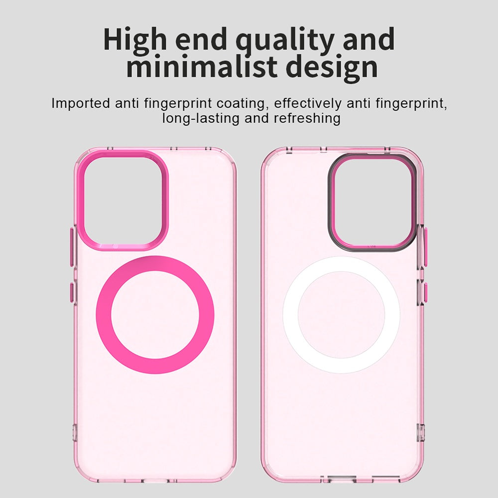 MagSafe Case for Oppo Reno14, Techsuit, CandyCase, Pink
