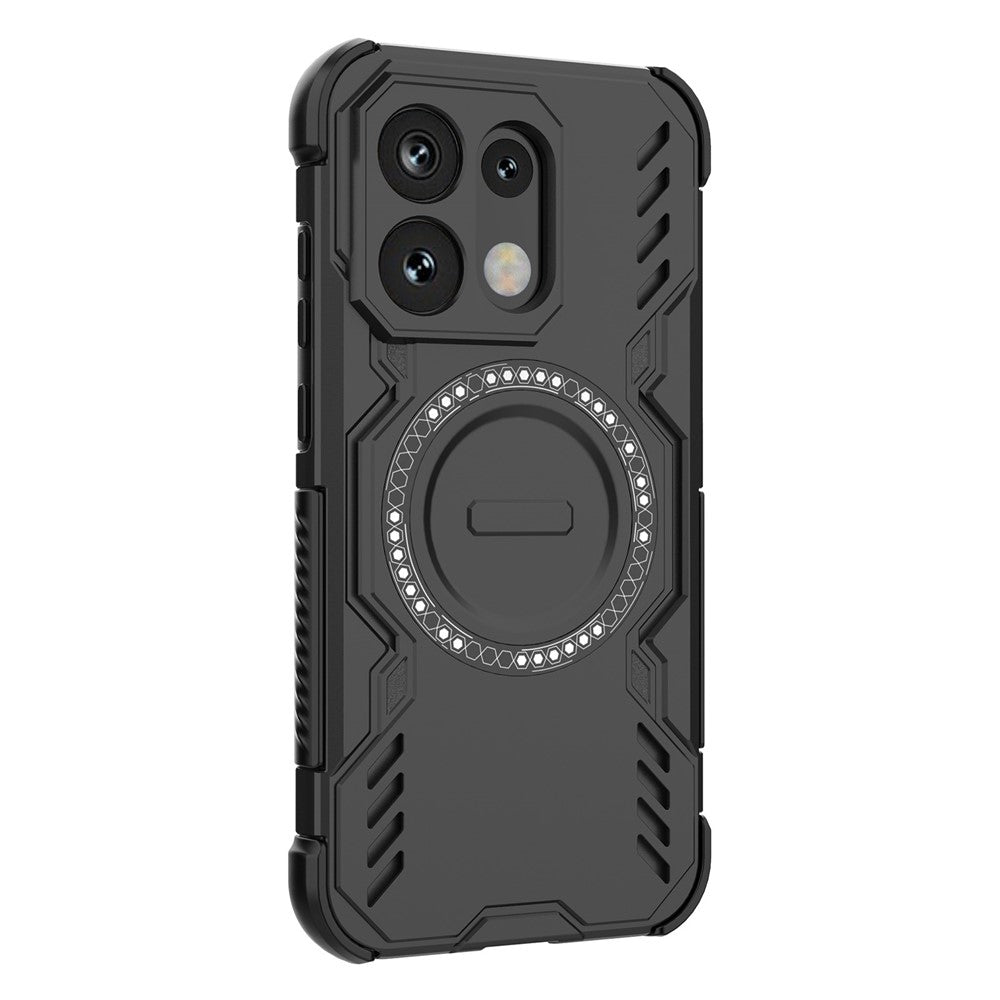 MagSafe-fodral för Oppo Reno16 / Reno16 Pro, Techsuit, ArmorMag, Svart