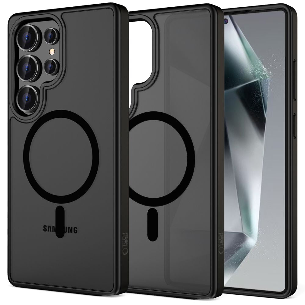 MagSafe-fodral för Samsung Galaxy S25 Ultra S938, Tech-Protect, Magmat, Svart