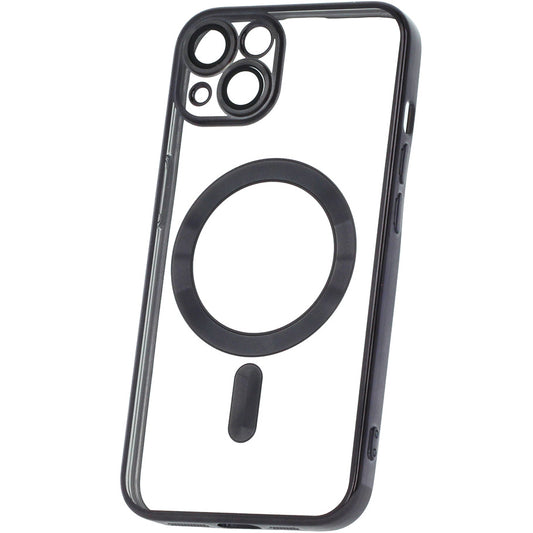 MagSafe-fodral för Samsung Galaxy A26 A266, OEM, Color Chrome Mag, Svart
