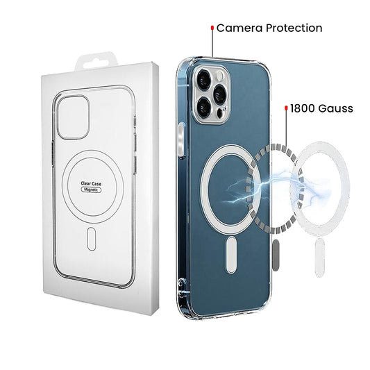 MagSafe-fodral för Samsung Galaxy S26 S942, OEM, 1800 Gauss, Transparent