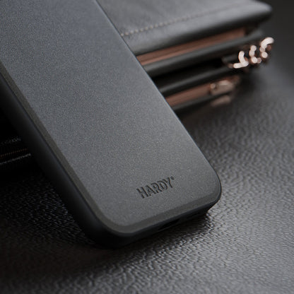 MagSafe Case for Samsung Galaxy S24 Ultra S928, 3MK, Hardy Silky Leather, Black 