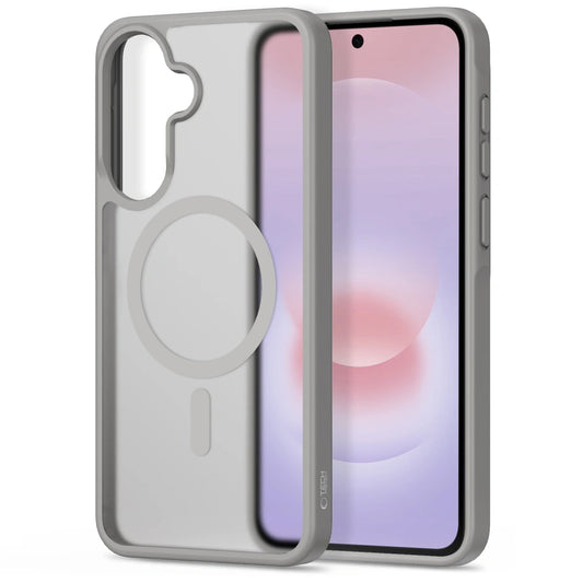 MagSafe-fodral för Samsung Galaxy A57 5G, Tech-Protect, Magmat, Grå Matt