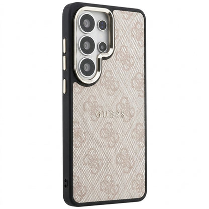 MagSafe Case for Samsung Galaxy S26 Ultra S948, Guess, 4G Embossed Ring, Pink