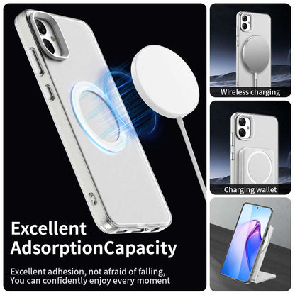 MagSafe-fodral för Samsung Galaxy A05 A055, Techsuit, CandyCase, Vit
