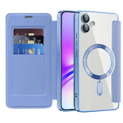 MagSafe-fodral för Samsung Galaxy A05 A055, Techsuit, SmartMag Book, Blå