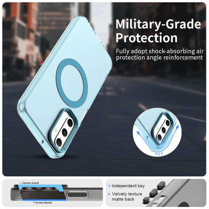 MagSafe-fodral för Samsung Galaxy A05s A057, Techsuit, CandyCase, Blå