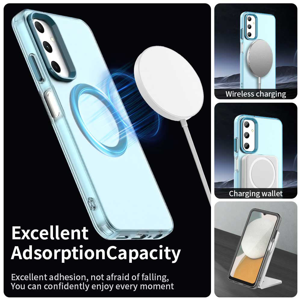 MagSafe-fodral för Samsung Galaxy A05s A057, Techsuit, CandyCase, Blå