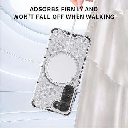 MagSafe Case for Samsung Galaxy A05s A057, Techsuit, HoneyComb Shield, White