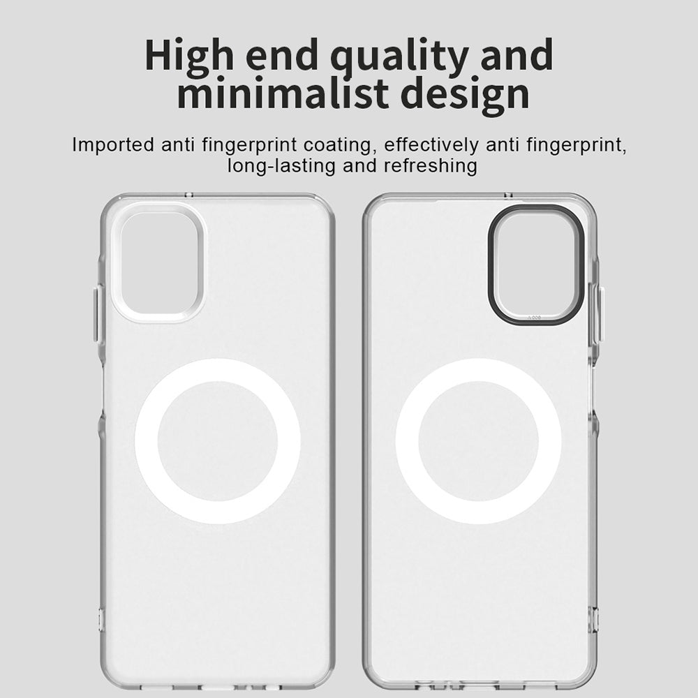 MagSafe-fodral för Samsung Galaxy A06 A065, Techsuit, CandyCase, Vit