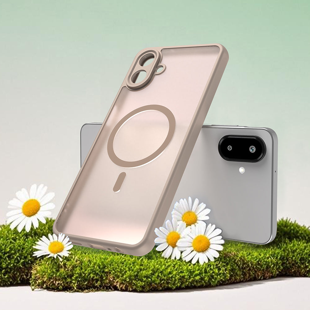 MagSafe Case for Samsung Galaxy A07 4G A075, Techsuit, HaloFrost II, Gold