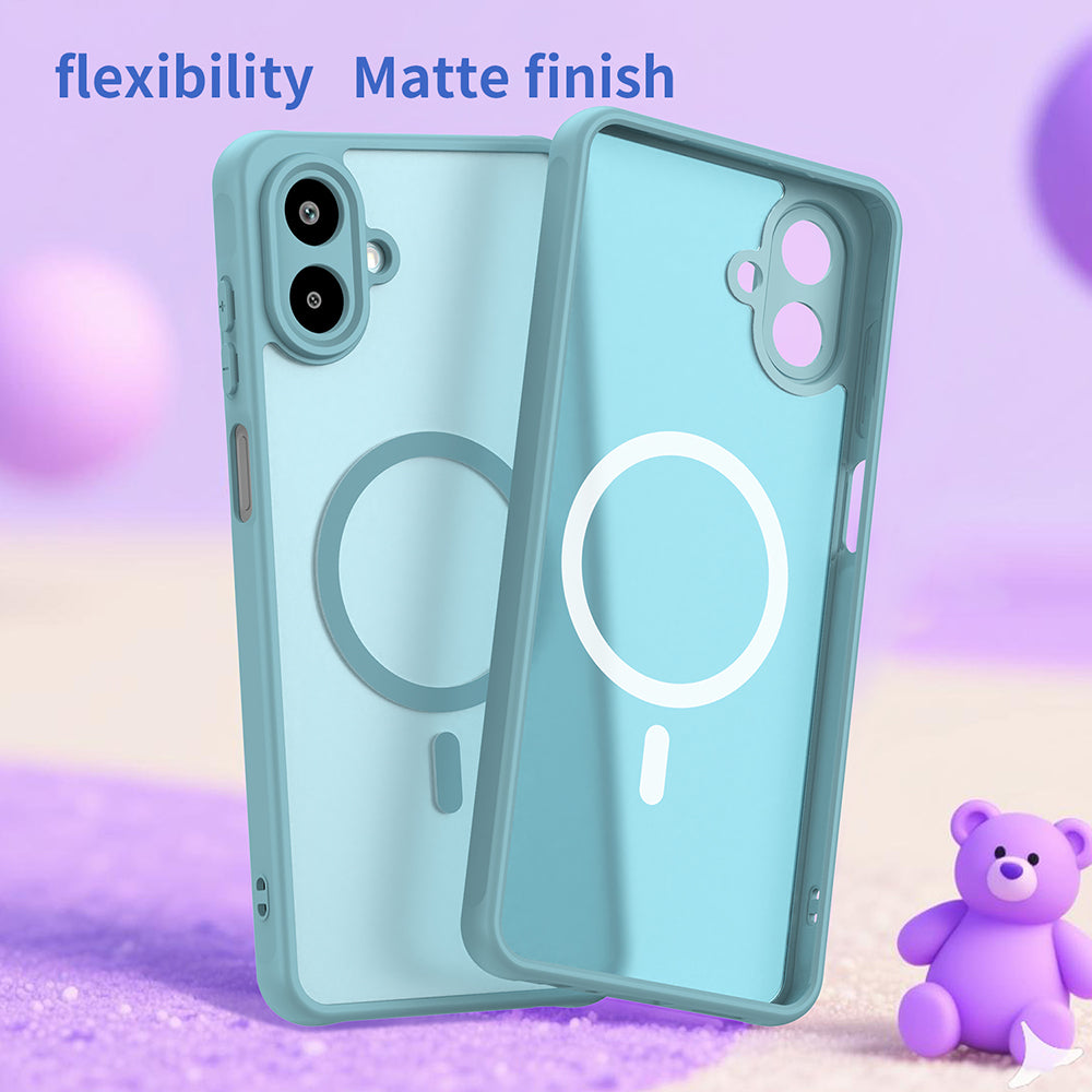 MagSafe-fodral för Samsung Galaxy A07 4G A075, Techsuit, HaloFrost II, Ljusgrön